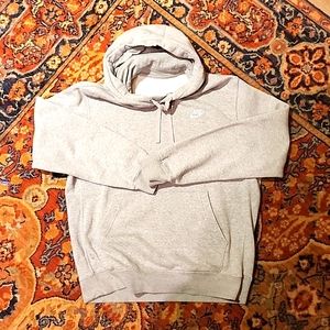 Nike Grey Sportwear Club Fleece Hoodie